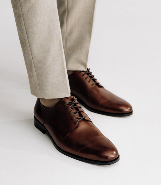 Antoine - Chaussure de Ville Marron | Style Élégant et Confort Optimal