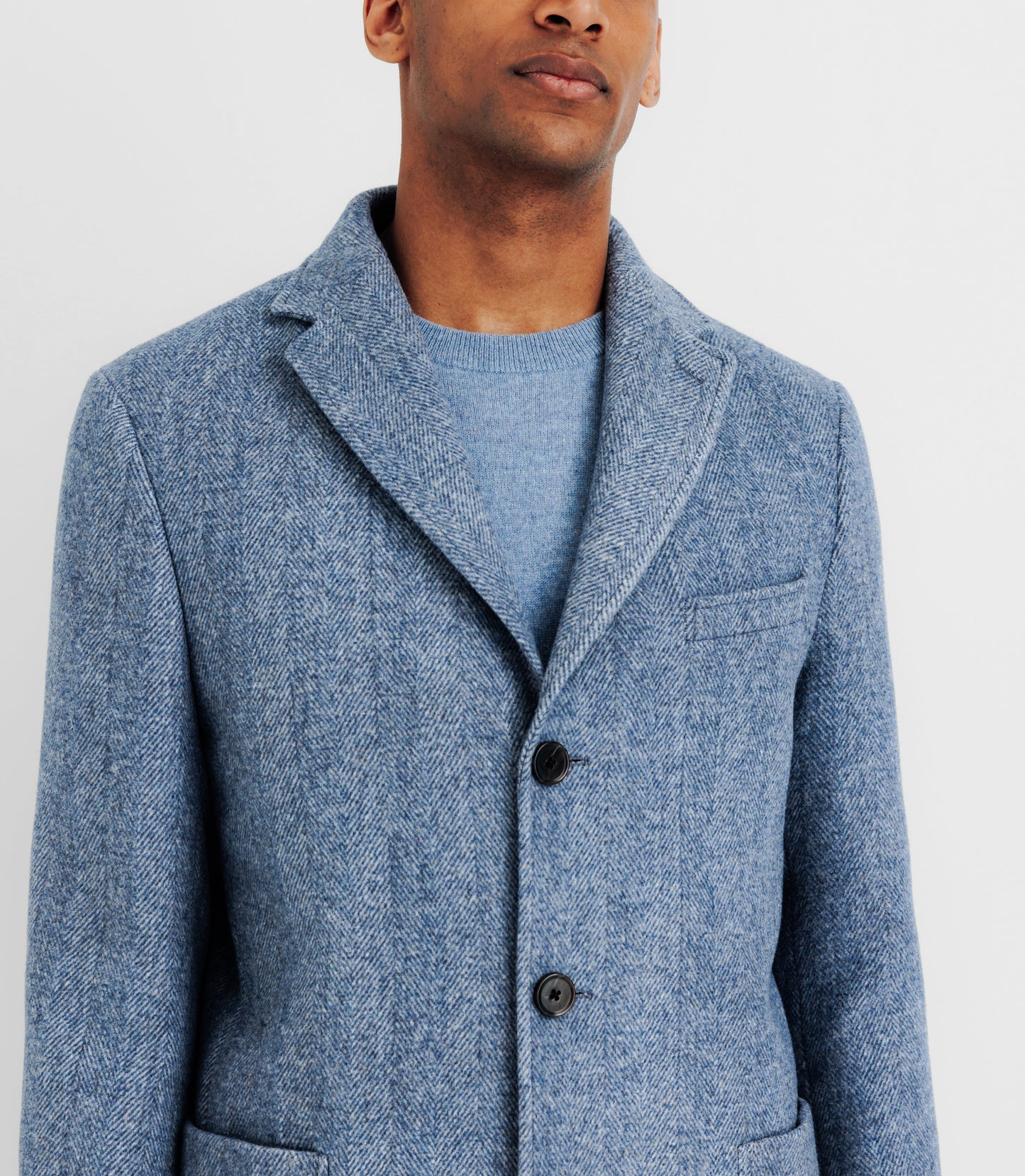 Louis - Manteau en Laine Bleu | Élégance Classique et Chaleur Urbaine