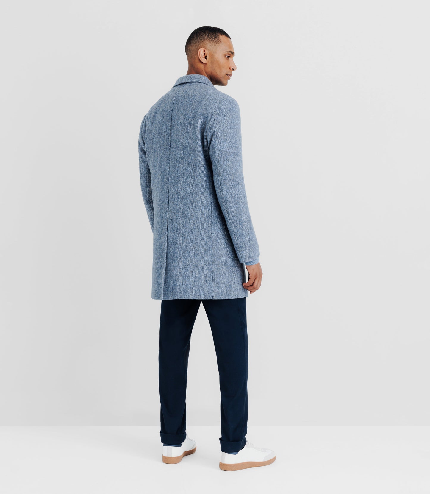 Louis - Manteau en Laine Bleu | Élégance Classique et Chaleur Urbaine